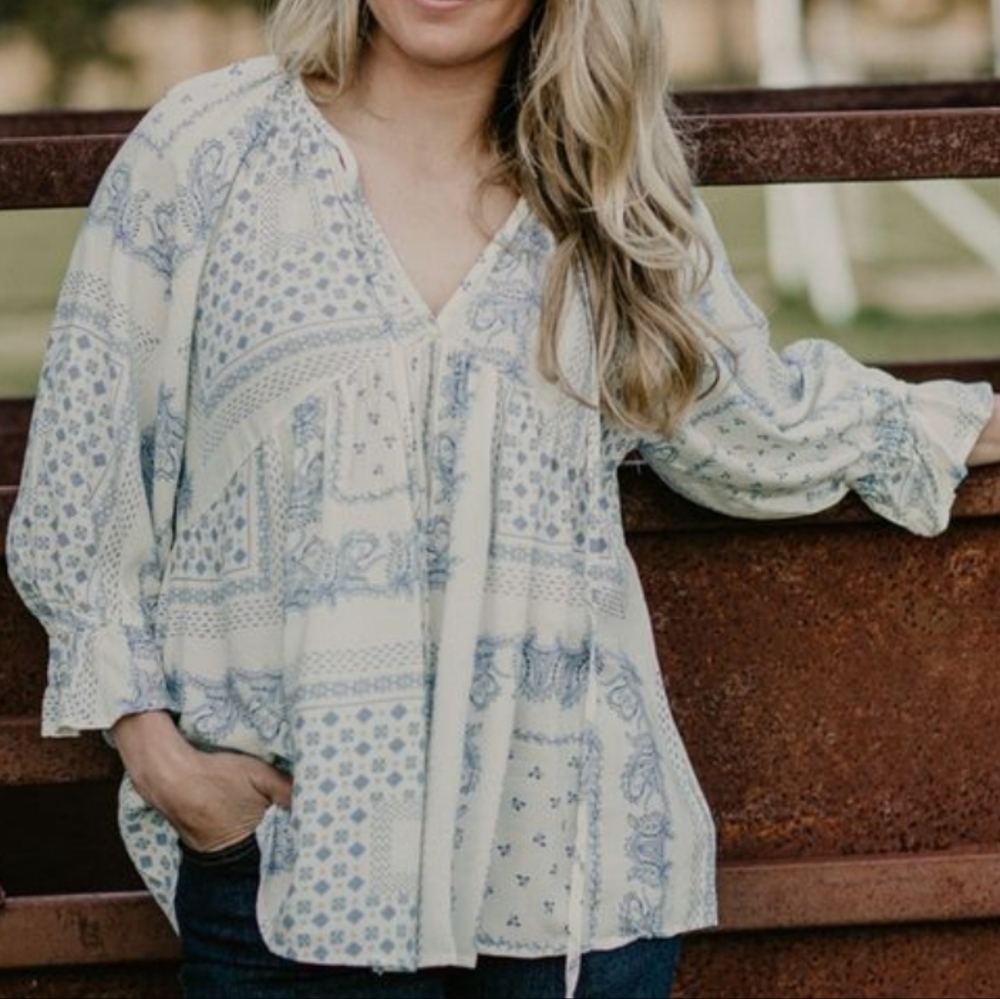 Bandana print Tunic *NWT*